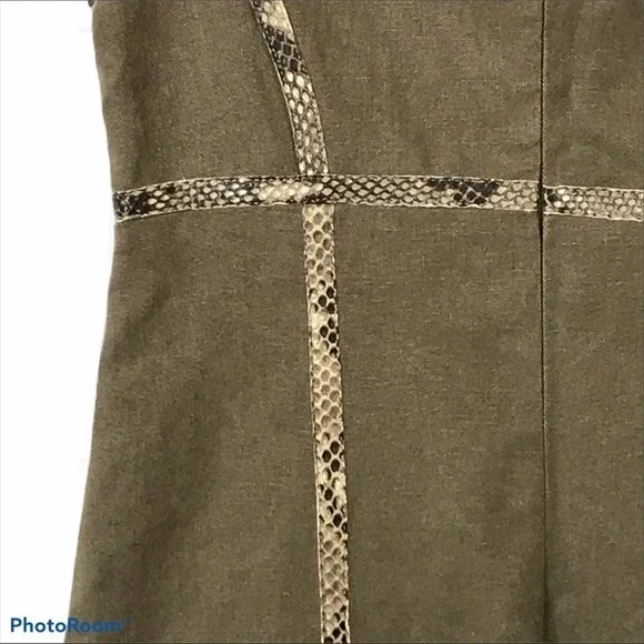 Michael Kors 100% hemp python trim dress - Picture 7 of 11